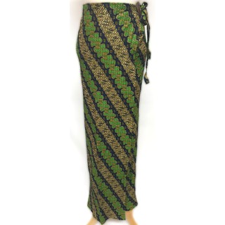 [NEW] Batik Pario Skirt (Black & Green Color) | Shopee Malaysia