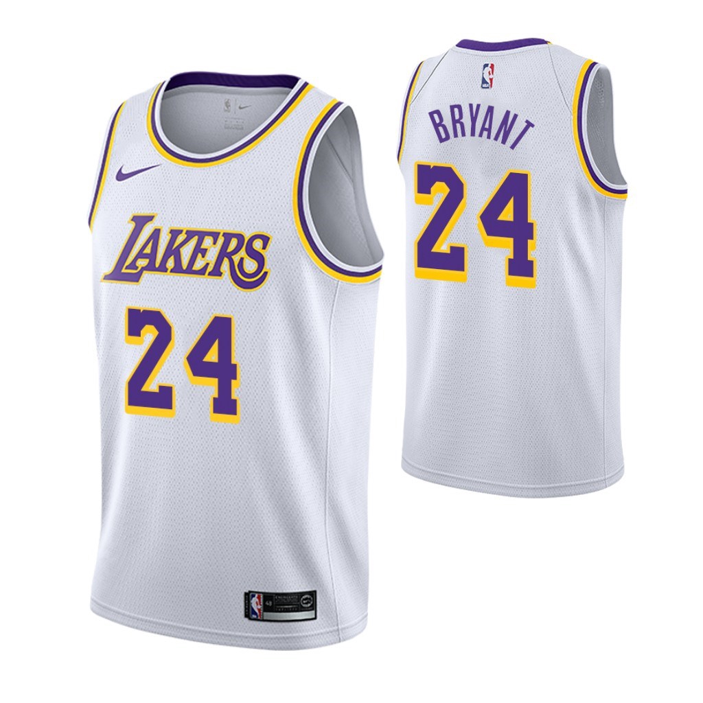 white kobe bryant jersey