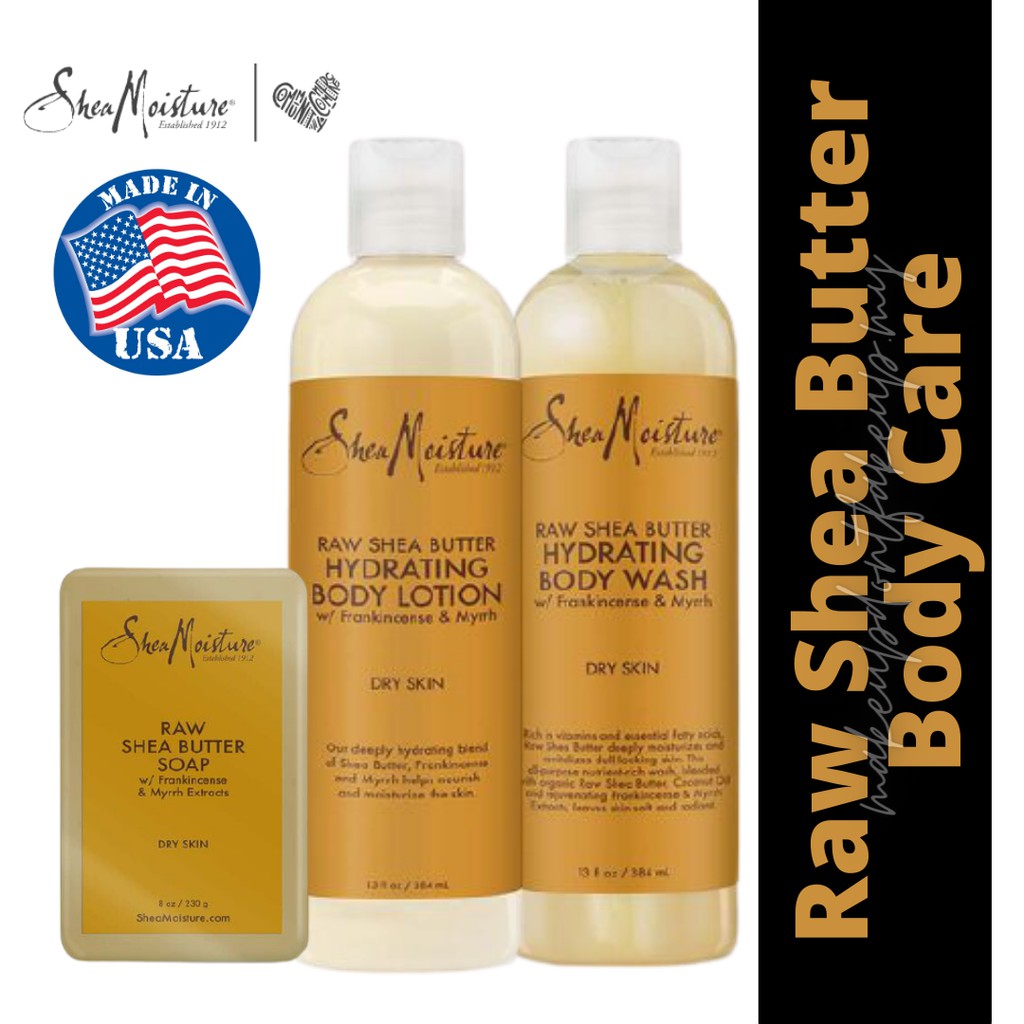 shea moisture raw shea butter hydrating body lotion