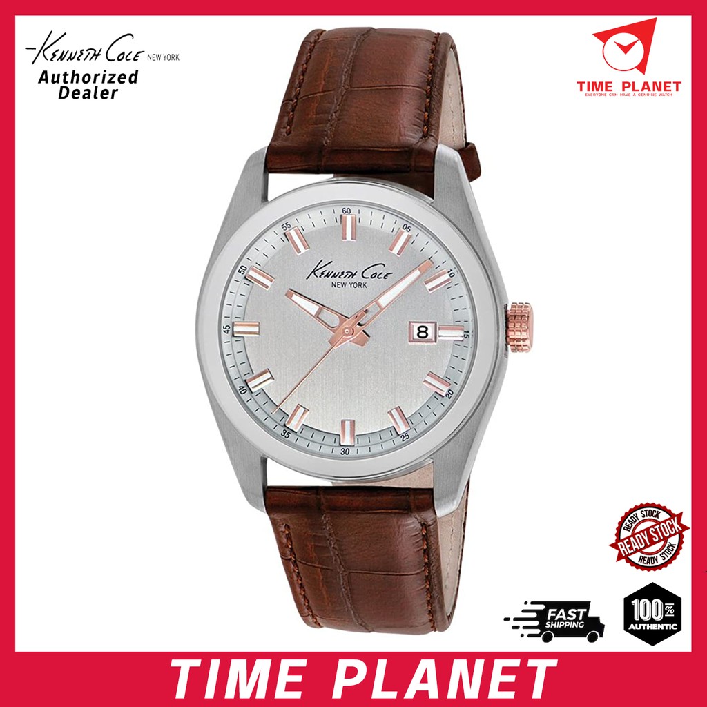 Cole Silvertone With Rose Goldtone Accent Watch [Official