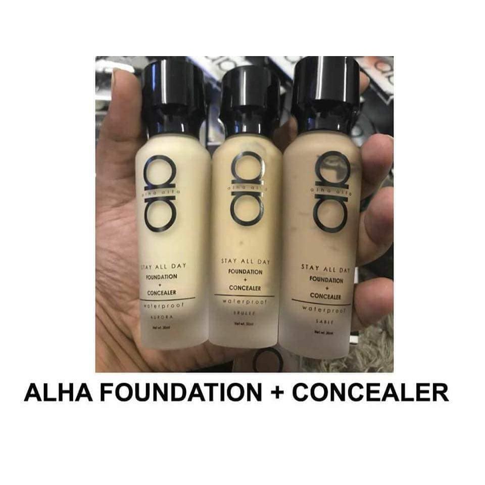 Alha Alfa Foundation To Concealer Shopee Malaysia