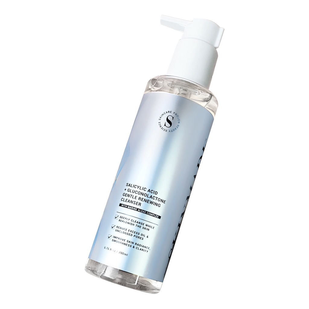SKINMADE Salicylic Acid + Gluconolactone Gentle Renewing Cleanser 200ml