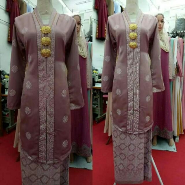 Kebaya Songket Mokcun  Shopee Malaysia