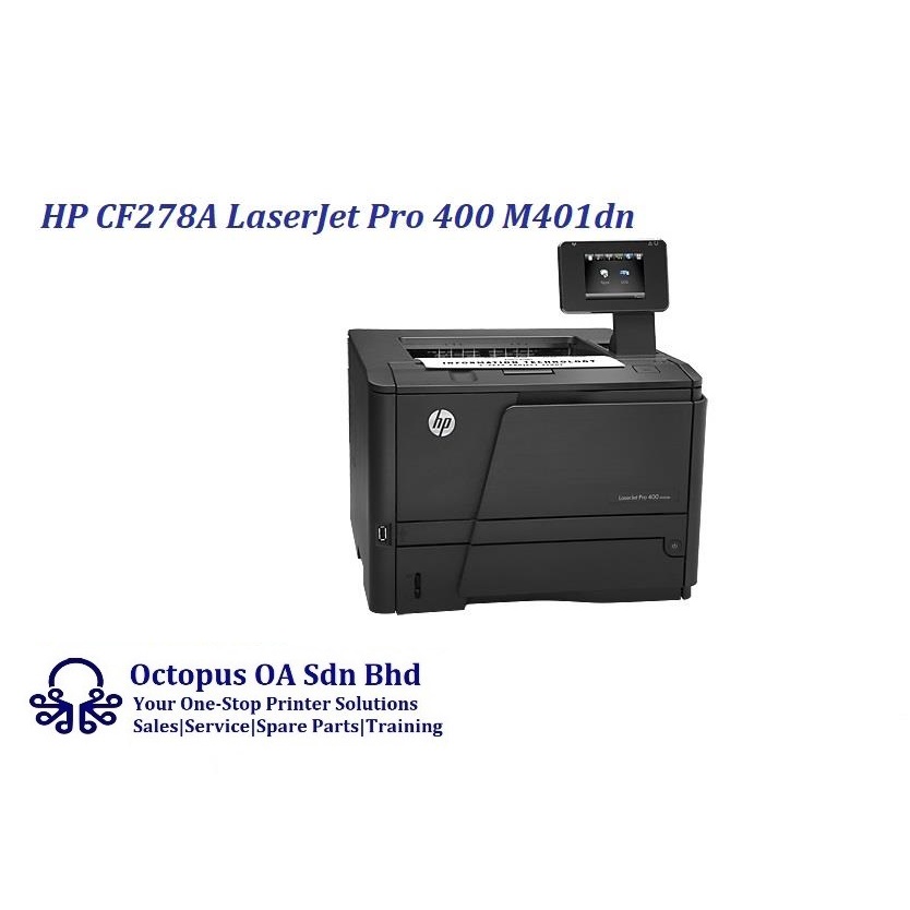 HP CF278A LaserJet Pro 400 M401dn Network Monochrome Laser Printer ...