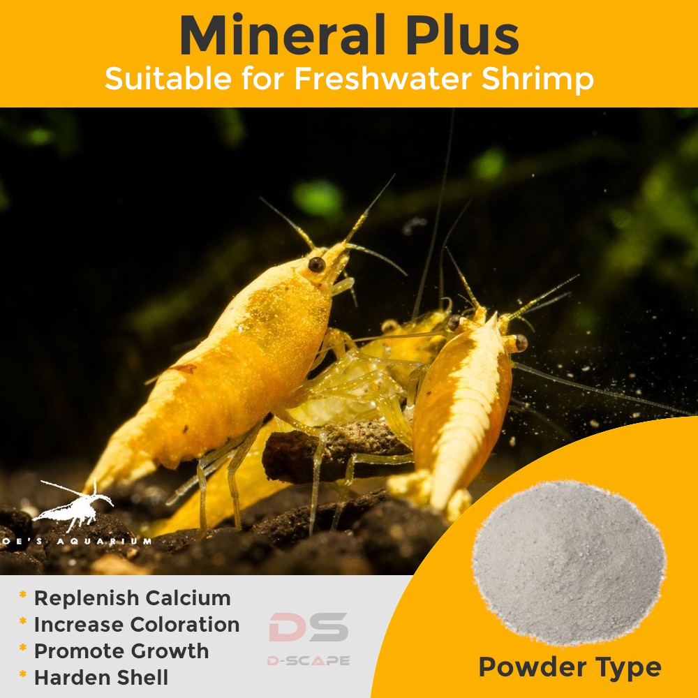Minerals Plus For Freshwater Shrimp 100g Shopee Malaysia