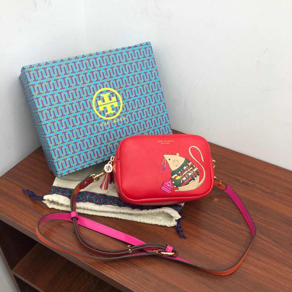 tory burch teal crossbody