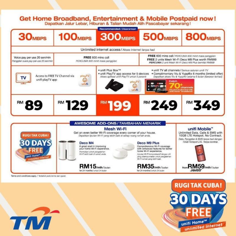 Unifi plan