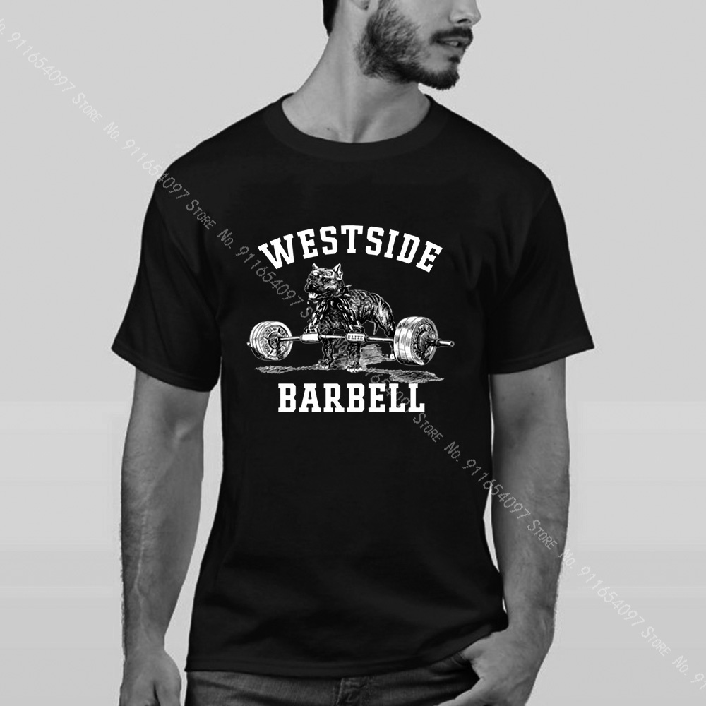 Neu8799 West Barbell Black Rogue Fitness T Shirt Size S Shopee Malaysia