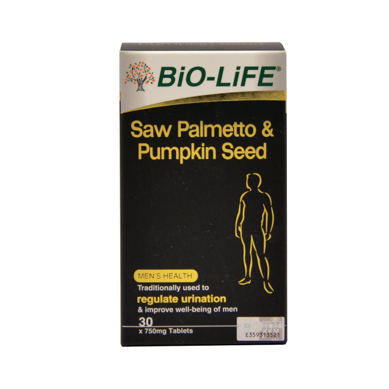 BIOLIFE SAW PALMETTO & PUMPKIN SEED 30'S exp09/22 Shopee Malaysia