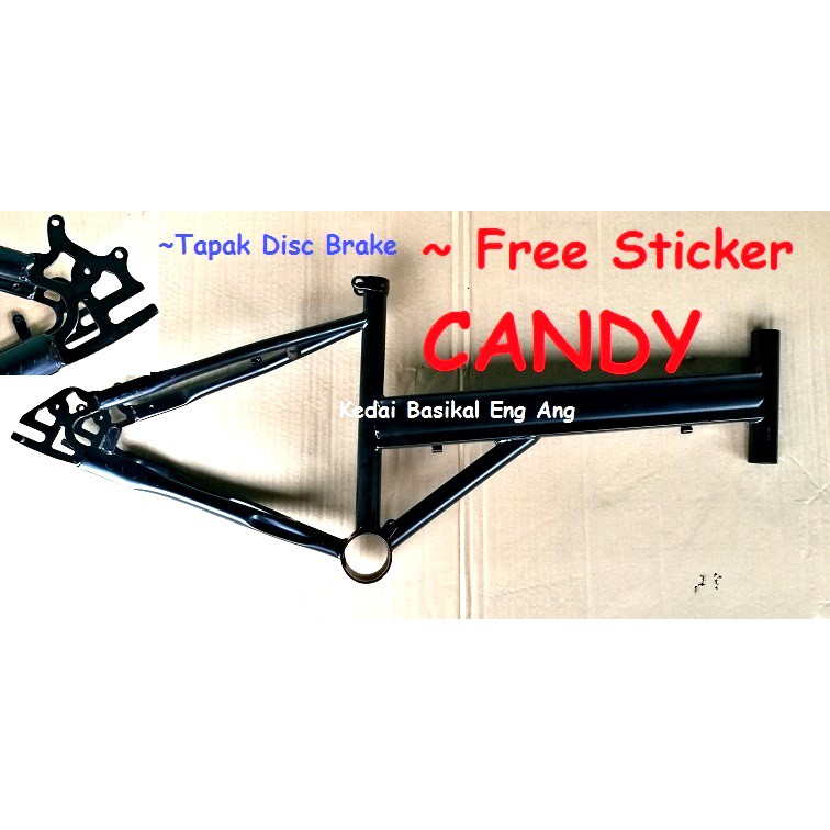Body Petak dengan sticker CANDY untuk basikal lajak size 20" Shopee