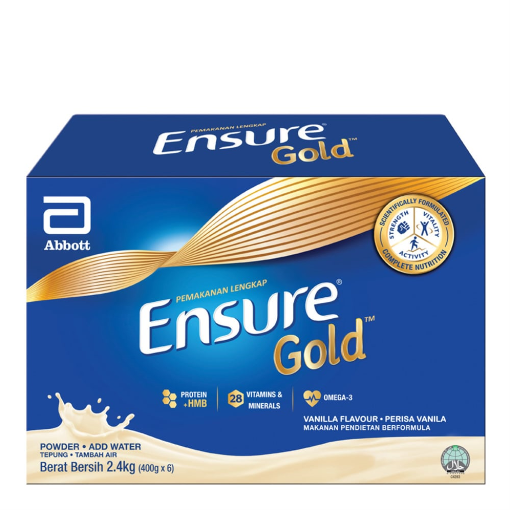 ENSURE Gold Vanilla 2.4kg Shopee Malaysia