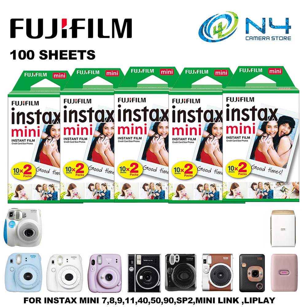 bijstand lichtgewicht Typisch Fujifilm Instax Mini Film (100 Pcs) Expire Date: 09/2024 | Shopee Malaysia