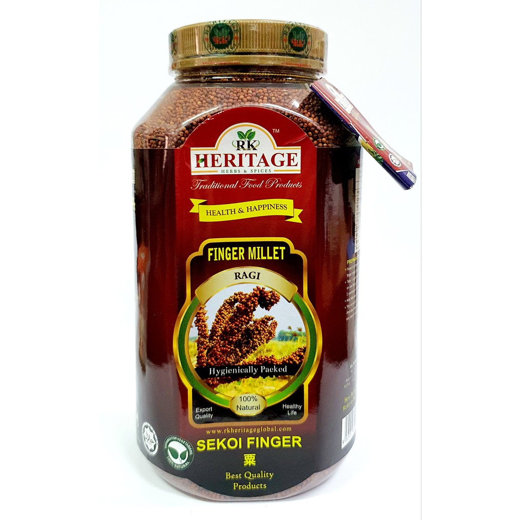 100% Natural Kelvaragu / Ragi / Finger Millet / Sekoi Finger (950 Gms ...