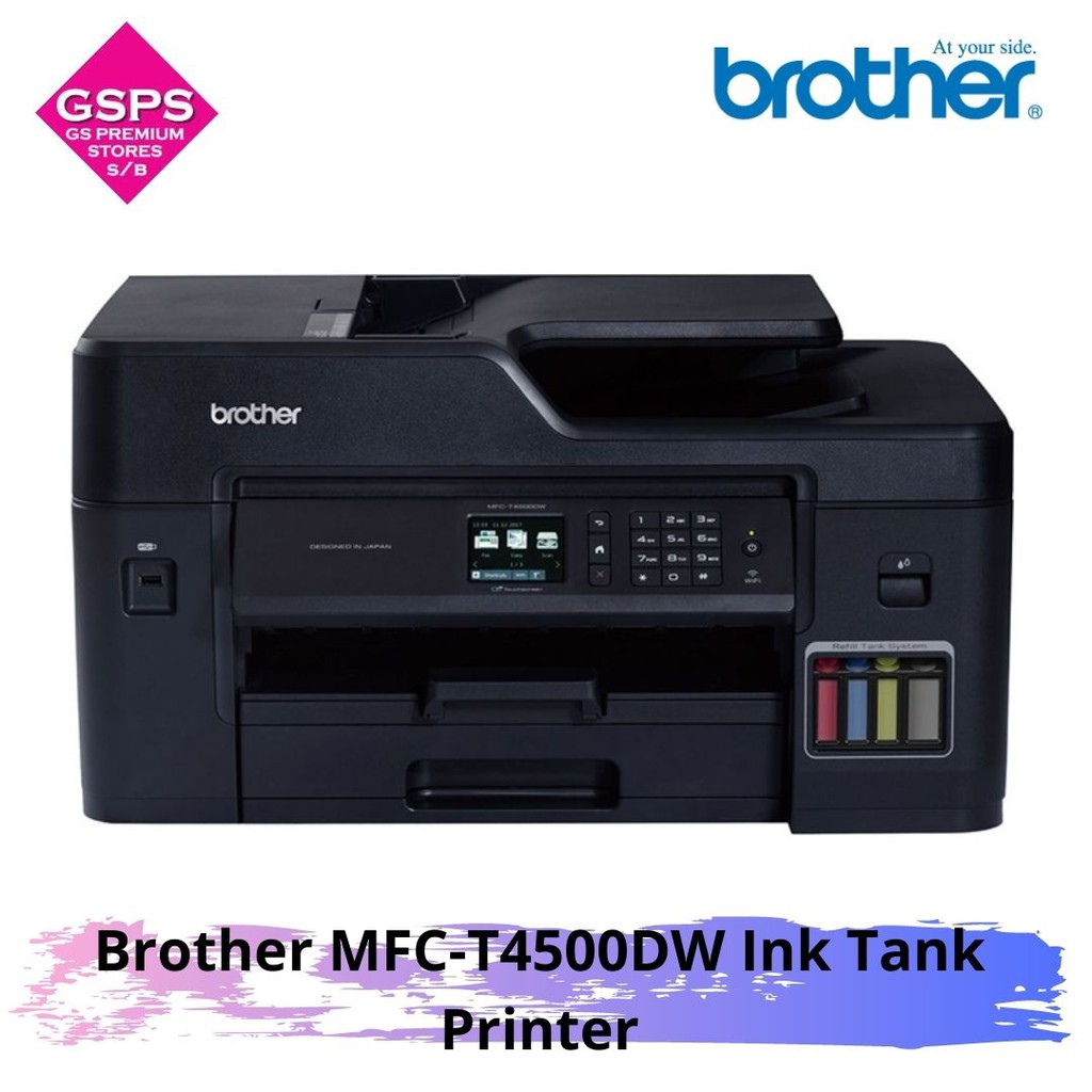 Brother MFC-T4500DW A3 Wireless Ink Tank Printer - (Fax, Print, Scan ...