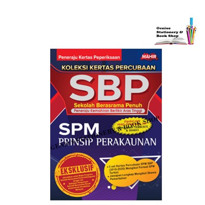 Koleksi Kertas Percubaan SBP SPM Prinsip Perakaunan | Lazada