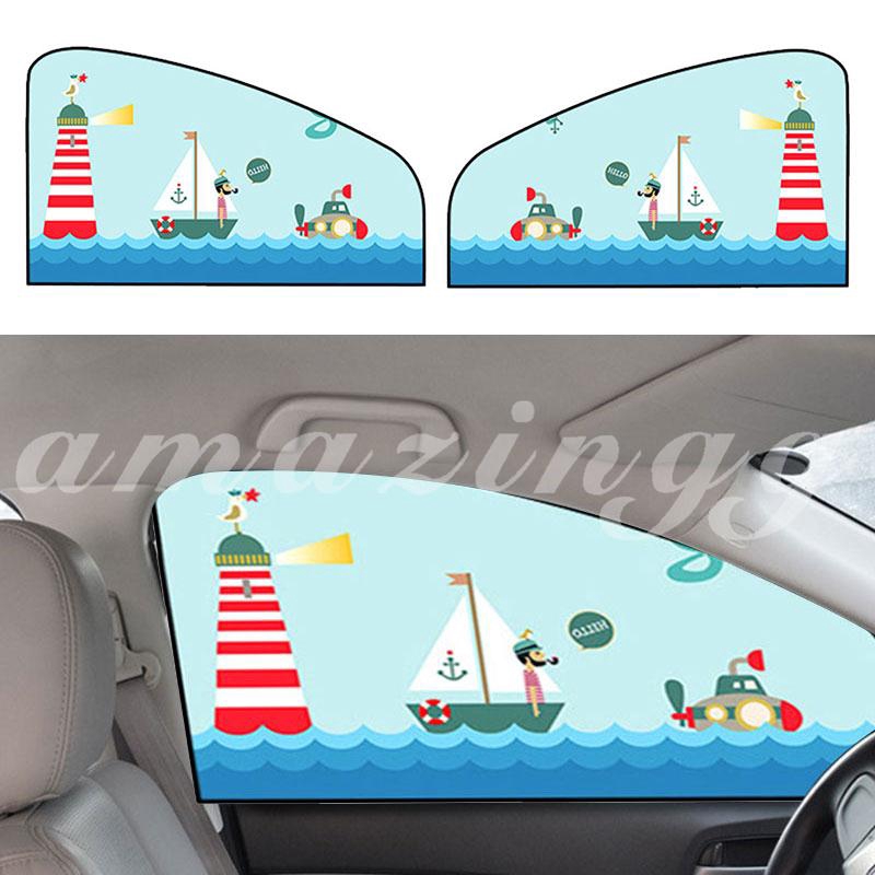 Magnetic Front Row Sunscreen Curtain Funny Magnet Sun Shade