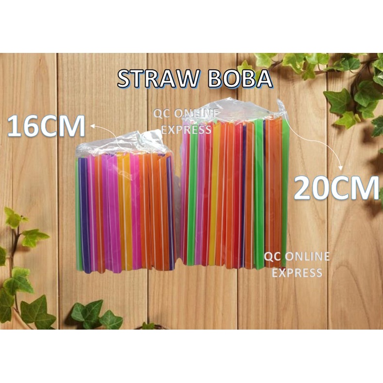 STRAW BOBA / COLOURFUL STRAW BOBA 1PEK Shopee Malaysia
