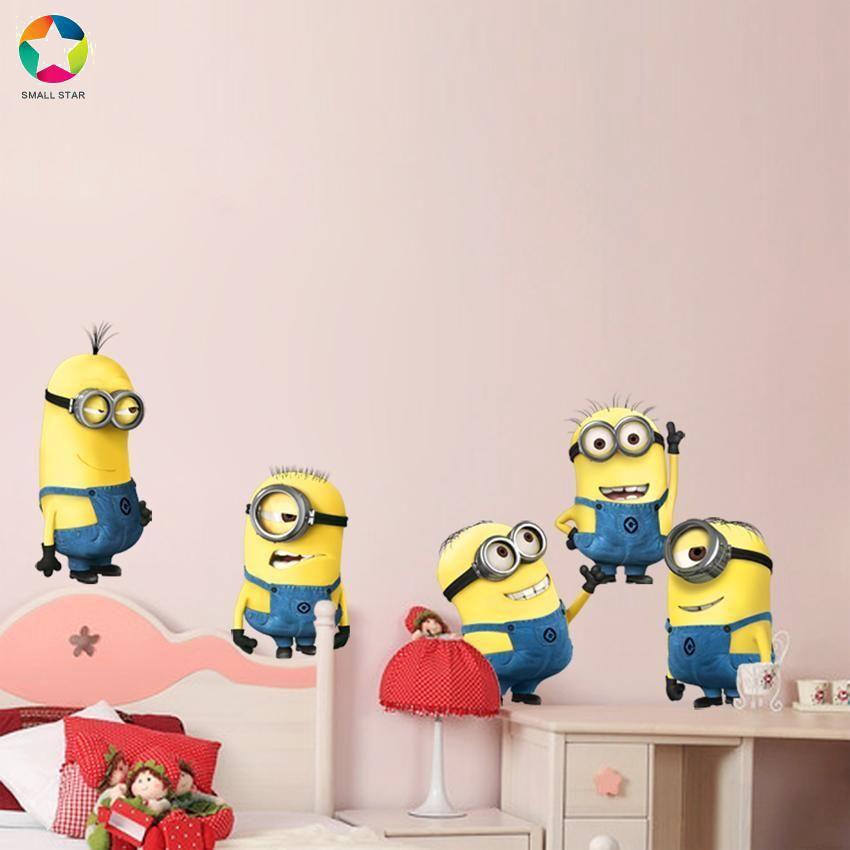 Minions Despicable Me 2 Wall Stickers Kids Room Vinyl Decor Home