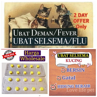 Ubat Selsema Untuk Kucing 10biji