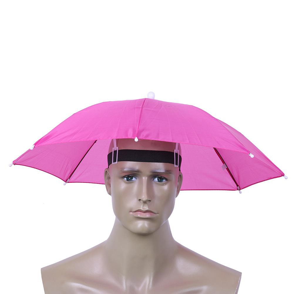 Head Umbrella Anti-Rain Fishing Anti-Sun Umbrella Hat Adults Supplies A L/&6