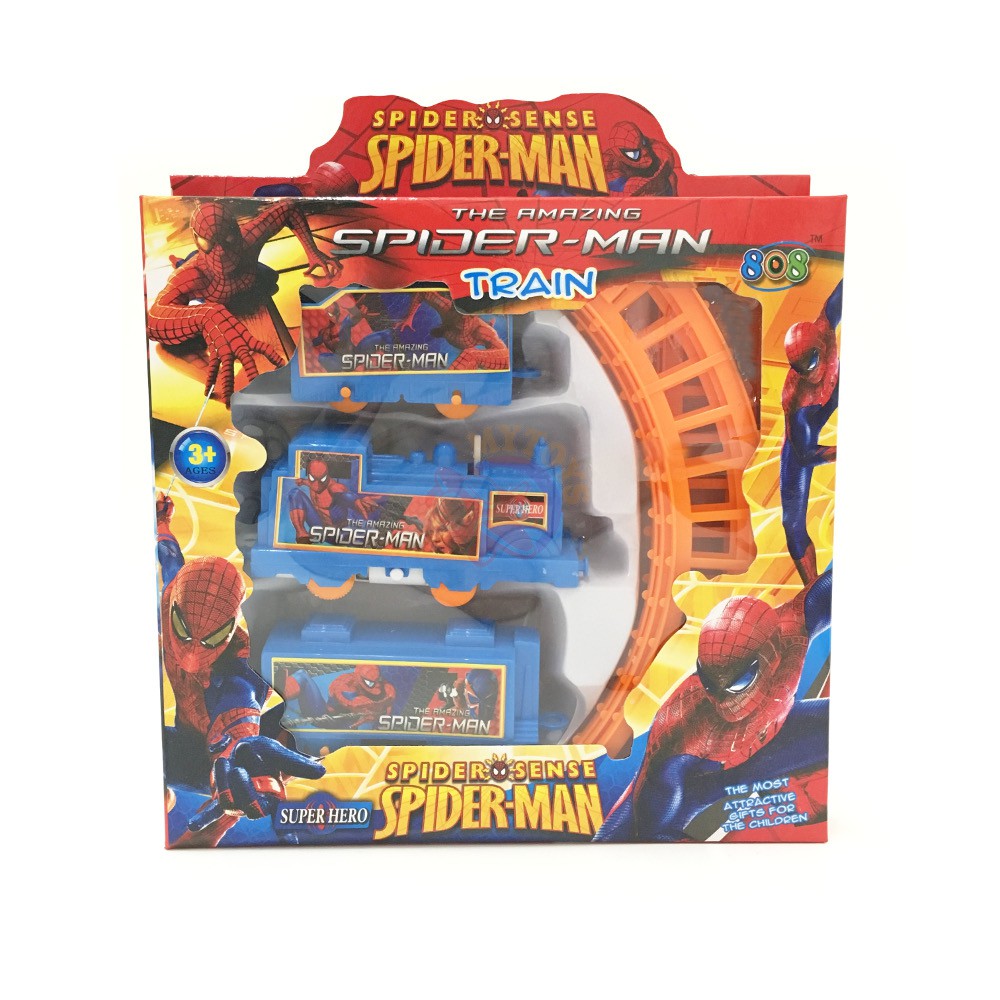 spiderman train toy