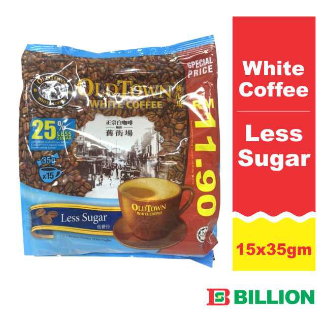 Buy Old Town 3in1 White Coffee Less Sugar Extra Rich 15 Sx35g Seetracker Malaysia