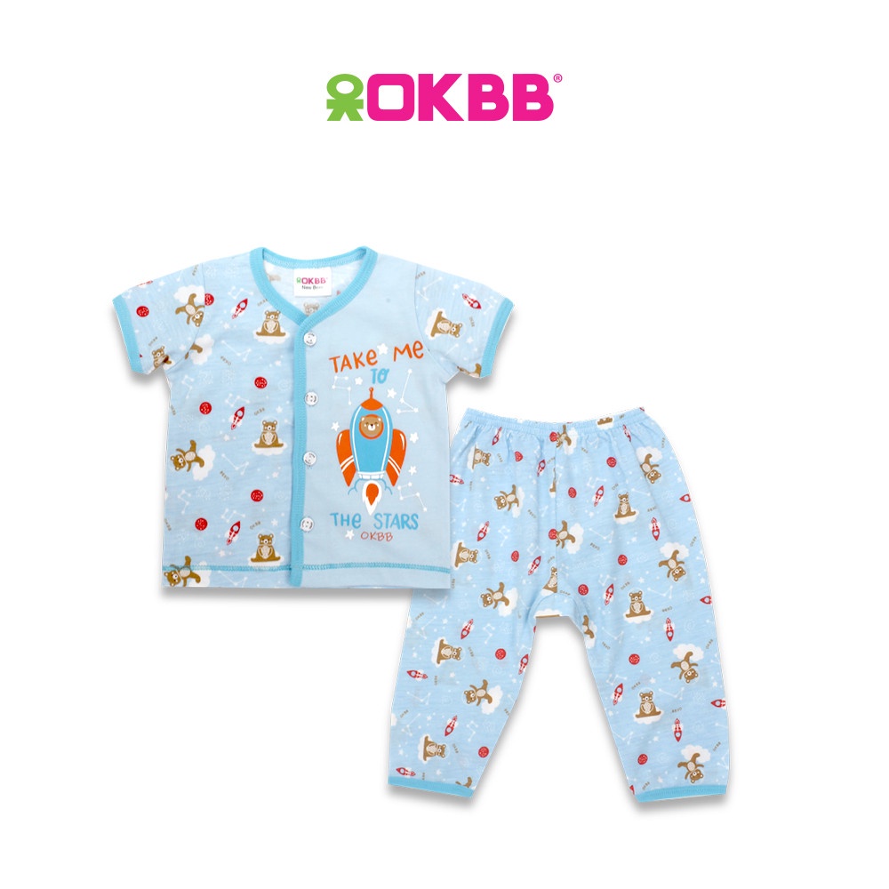 OKBB Baby Boy Fashion Clothing Cute Cartoon Character Party Suit Casual Wear Baby Pyjamas B208_B7