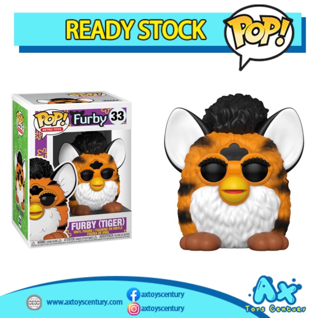 Funko Pop! Retro Toys: Furby - Furby Tiger #33 100% Genuine