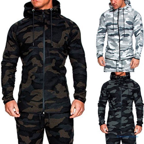 mens camo jumper