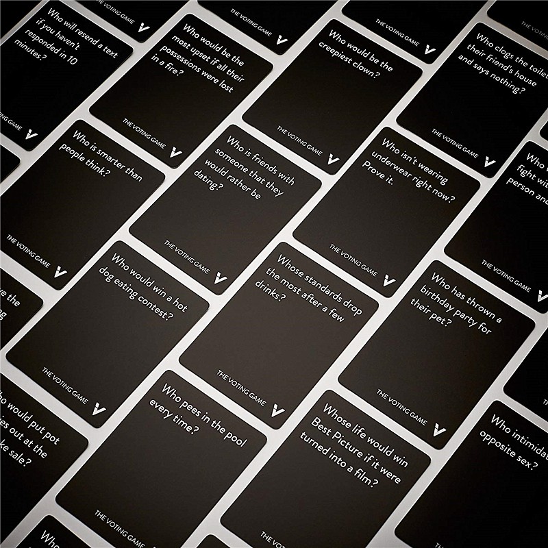 Versatile Premium Voting Game Adult Fun Hilarious Playing Card Parties Quality