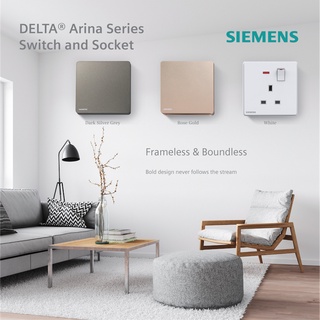 Siemens DELTA Relfa 2 Gang TV+RJ45 Cat5e Socket, White | Shopee Malaysia