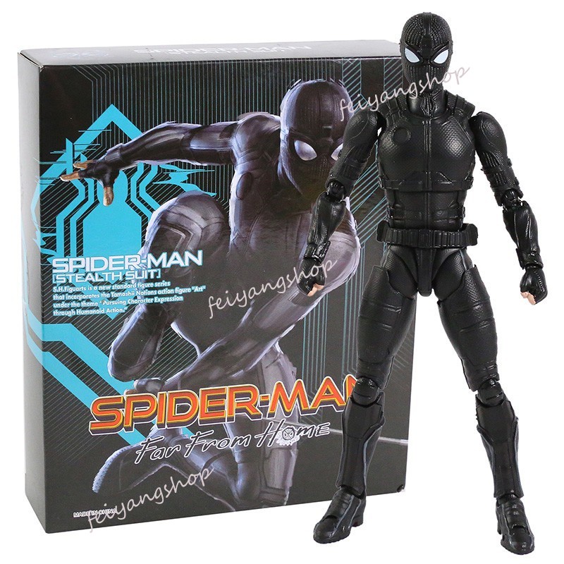 Marvel Avengers Alliance SpiderMan: Far From Home Stealth Suit SHF Action  Figure | Shopee Malaysia