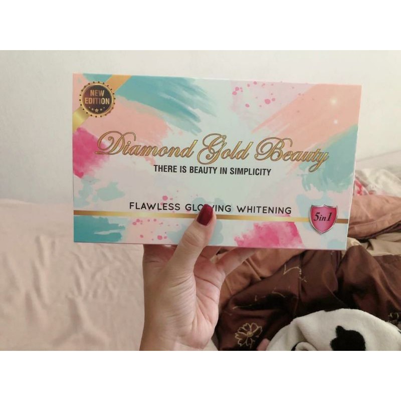 diamond gold beauty skincare