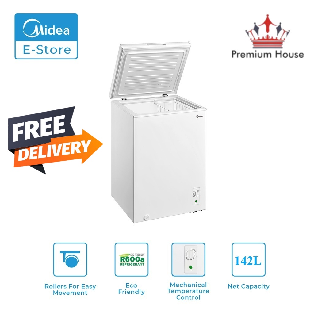 Midea MDRC207FZB01 MDRC207 Gross 186L Chest Freezer / Refrigerator