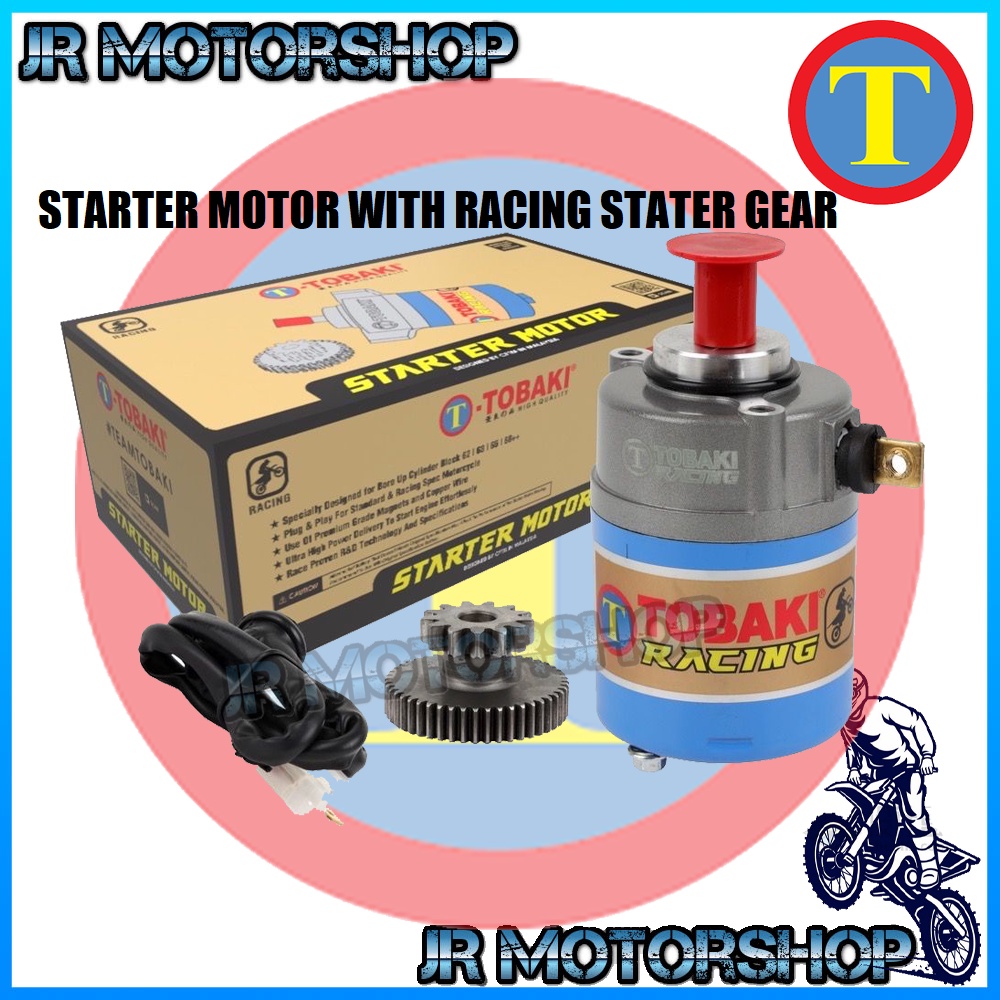 TOBAKI STARTER MOTOR RACING ASSY LC135 4S LC135 NEW 5S Y15ZR Y15 Y15Z