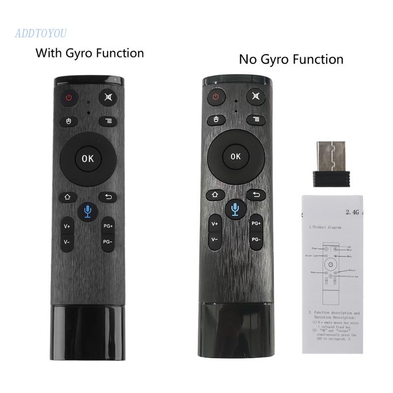 【3C】 Q5 Air Mouse Bluetooth-Compatible 2.4G Wireless IPTV Voice Remote Control