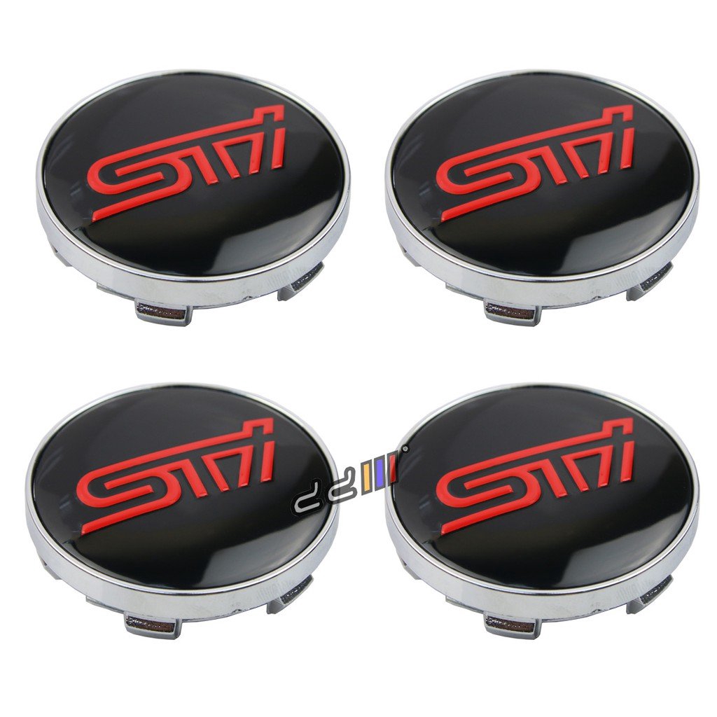 SUBARU 55/60mm Wheel Center Caps Alloy Hubs Covers Outback Forester