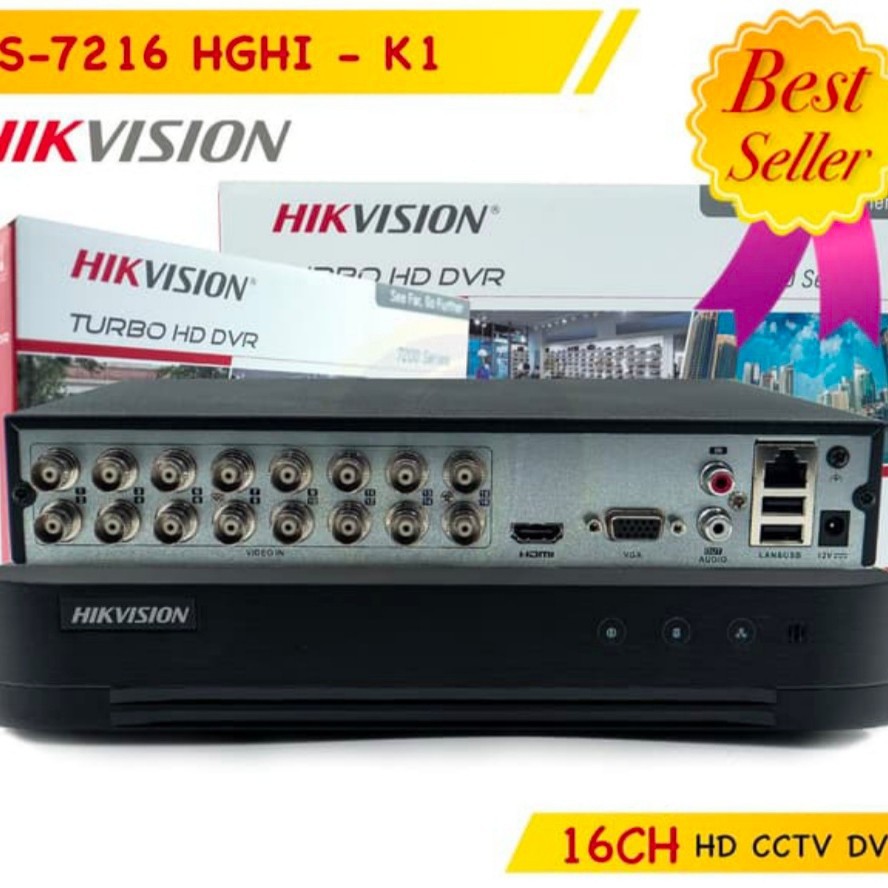 Ds 7216hghi K1 Original 16 Channel Turbo Hd 16ch Hikvision Dvr Shopee Malaysia