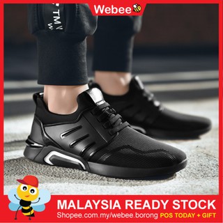 READY STOCK🎁WEBEE Men's Casual Shoes Korean Style Sneakers H01G Plover