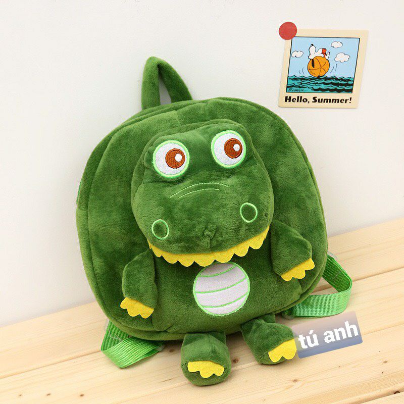 Dinosaur Stuffed Animal Backpack For Boys And Girls To Go To Preschool