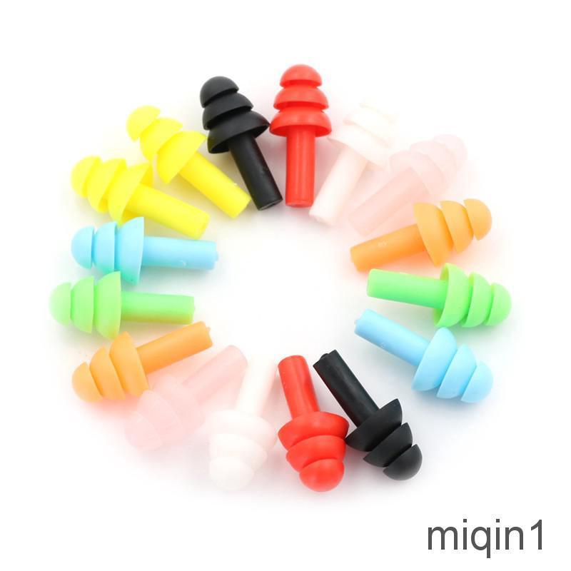 20Pcs Silicone Ear Plugs Anti Noise Earplugs Comfortable For Study ...