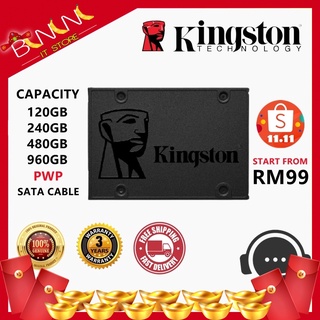 [Ready Stock] Kingston A400 2.5 SATA SSD (120GB/240GB/480GB), SU650 SU630 AS340 AS350 A55 BX500 SSD PLUS
