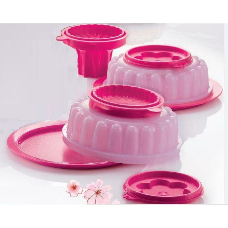 Tupperware Mini Ring N Serve Loyang Acuan Agar Agar Puding