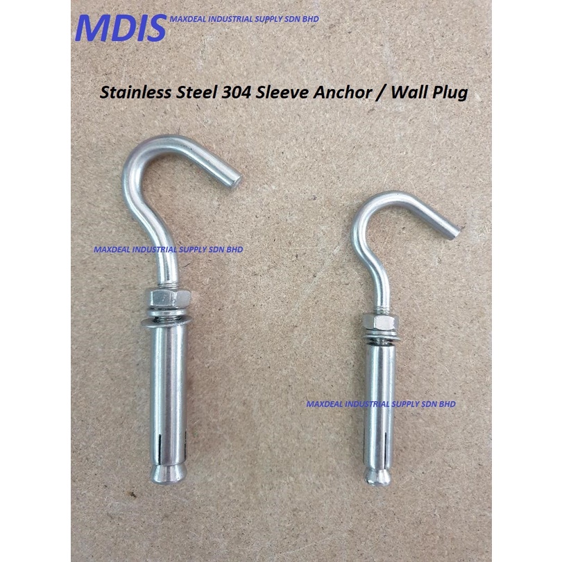Quality Stainless Steel 304 Expansion Bolts Anchor Bolt Hooks Anchor