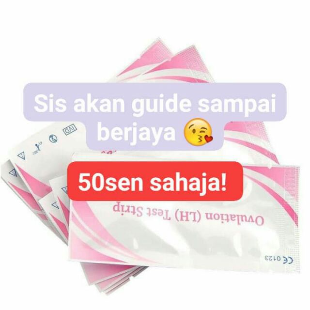 Buy READY STOCK OPK UPT MALAYSIA ovulation test LH and pregnancy 