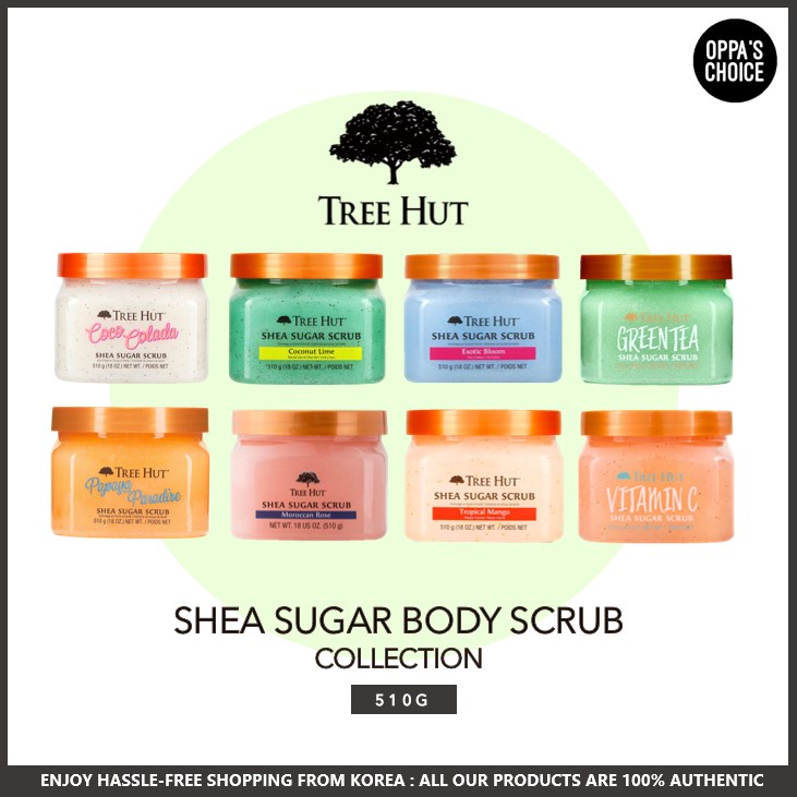 [READY TO SHIP] TREE HUT SHEA SUGAR SCRUBS COLLECTION 510g Shopee