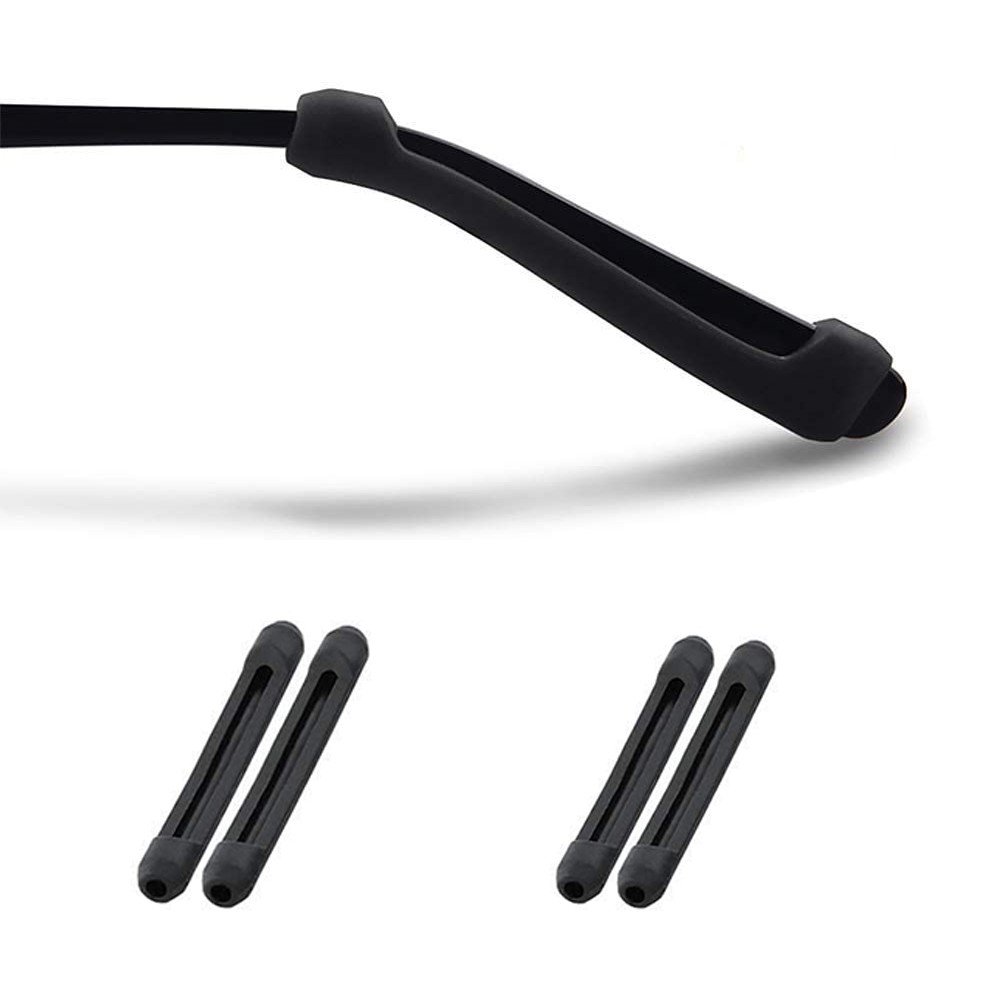 Silicone Eyeglasses Temple Tips Sleeve Retainer AntiSlip Elastic