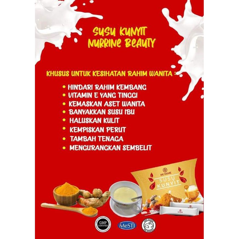 Susu Kunyit Nurrine Beauty Susu Reveka Shopee Malaysia