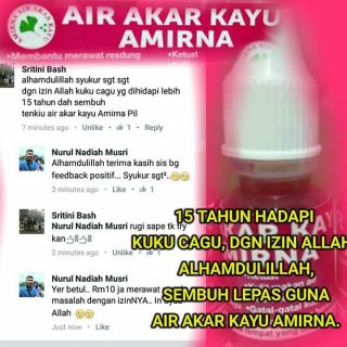 UBAT KUKU CAGU/ AMIRNA MULTIPOSE WATER  Shopee Malaysia