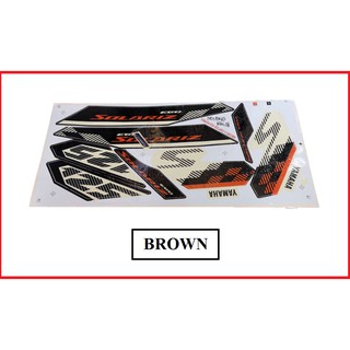 YAMAHA EGO SOLARIZ 125 BODY STICKER STRIP COVERSET COVER YAMAHA EGO SOLARIZ 125 BODY STICKER STRIP COVERSET COVER
